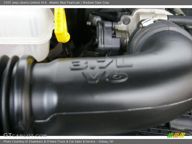 Atlantic Blue Pearlcoat / Medium Slate Gray 2005 Jeep Liberty Limited 4x4