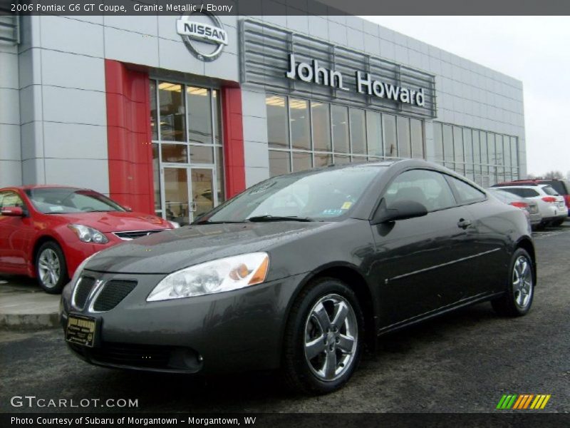 Granite Metallic / Ebony 2006 Pontiac G6 GT Coupe