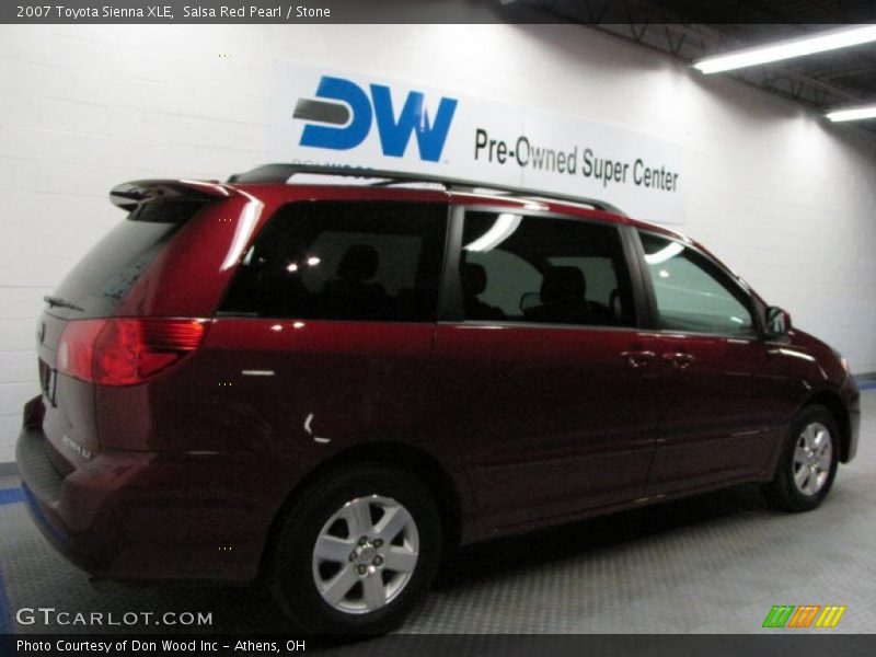 Salsa Red Pearl / Stone 2007 Toyota Sienna XLE