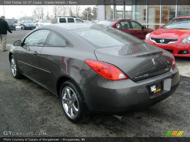 Granite Metallic / Ebony 2006 Pontiac G6 GT Coupe