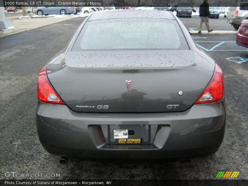 Granite Metallic / Ebony 2006 Pontiac G6 GT Coupe