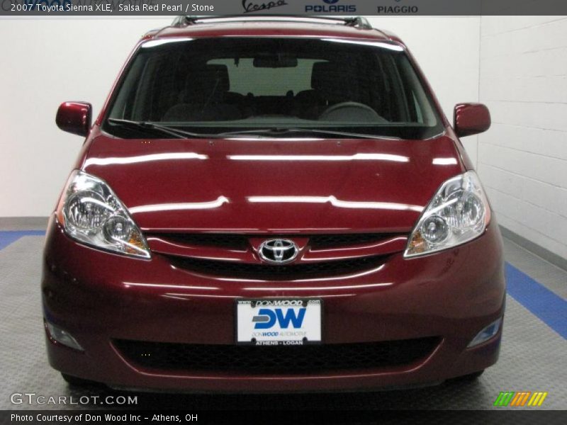 Salsa Red Pearl / Stone 2007 Toyota Sienna XLE