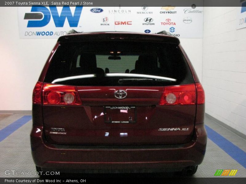 Salsa Red Pearl / Stone 2007 Toyota Sienna XLE