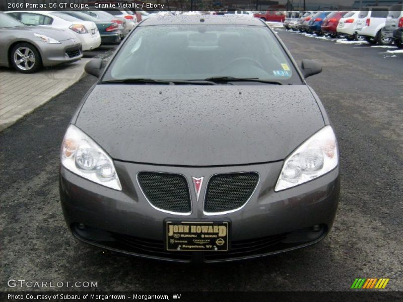 Granite Metallic / Ebony 2006 Pontiac G6 GT Coupe