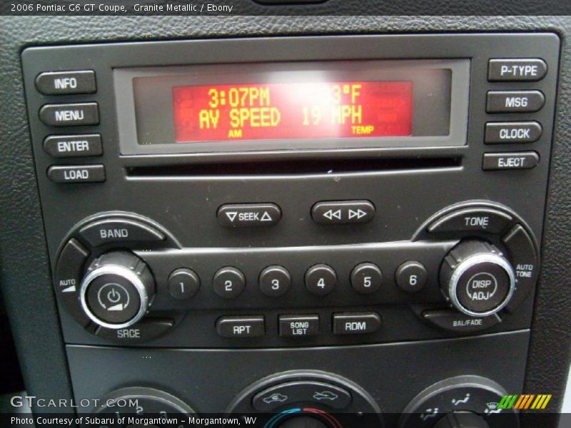 Granite Metallic / Ebony 2006 Pontiac G6 GT Coupe