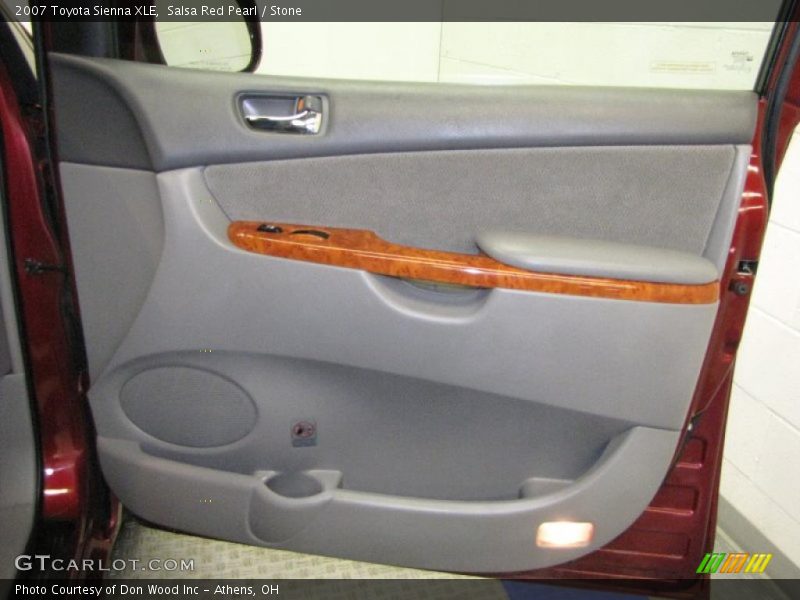 Salsa Red Pearl / Stone 2007 Toyota Sienna XLE