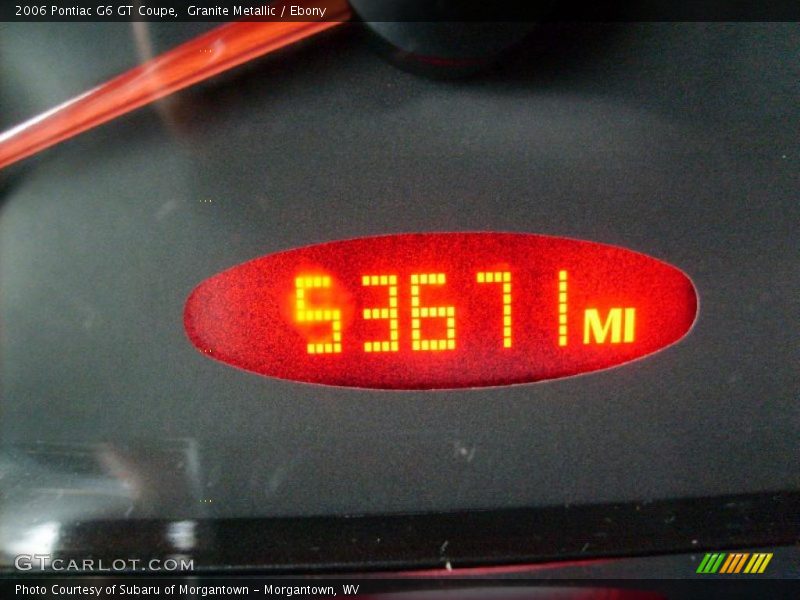 Granite Metallic / Ebony 2006 Pontiac G6 GT Coupe