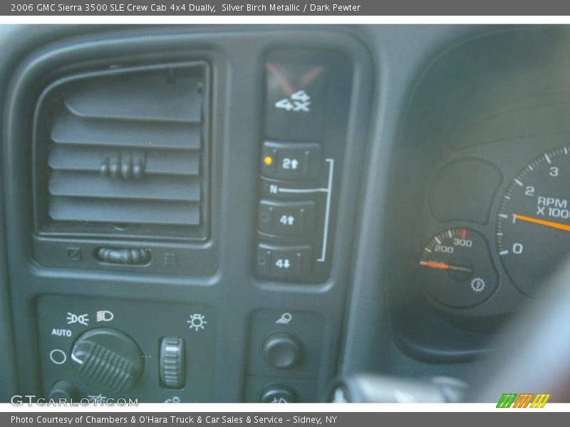 Silver Birch Metallic / Dark Pewter 2006 GMC Sierra 3500 SLE Crew Cab 4x4 Dually