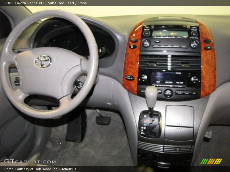 Salsa Red Pearl / Stone 2007 Toyota Sienna XLE