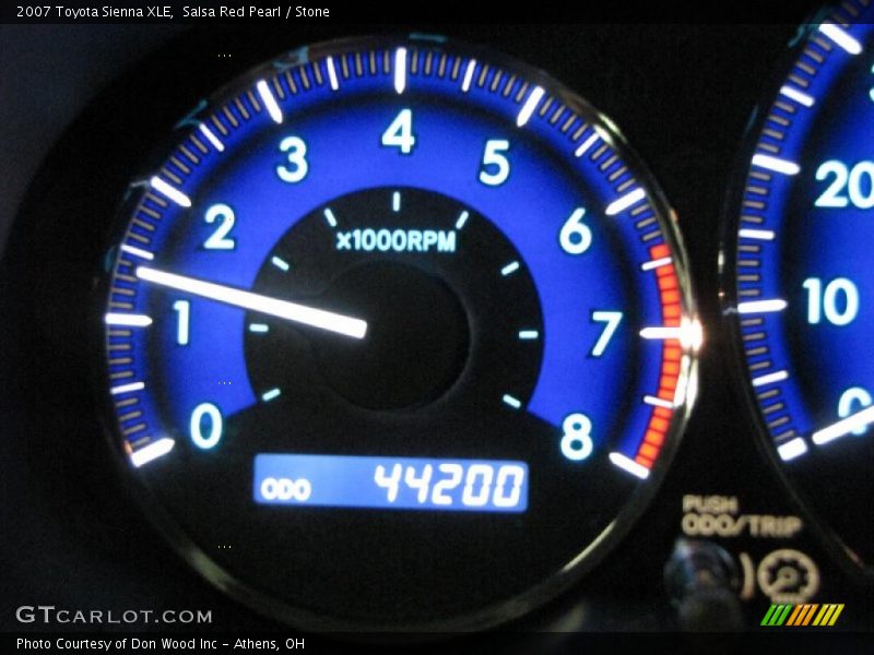 Salsa Red Pearl / Stone 2007 Toyota Sienna XLE