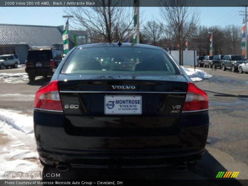 Black / Anthracite Black 2008 Volvo S80 V8 AWD