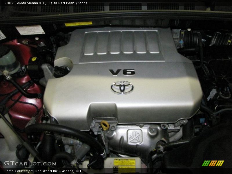 Salsa Red Pearl / Stone 2007 Toyota Sienna XLE