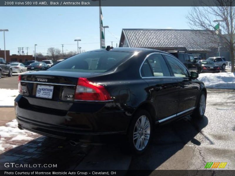 Black / Anthracite Black 2008 Volvo S80 V8 AWD