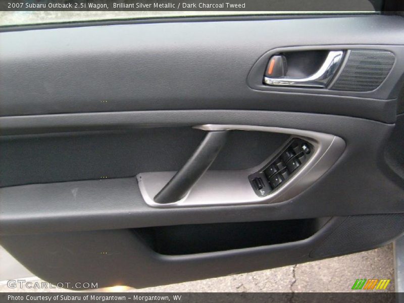 Brilliant Silver Metallic / Dark Charcoal Tweed 2007 Subaru Outback 2.5i Wagon