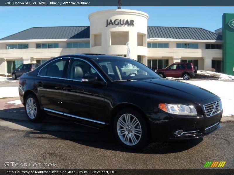 Black / Anthracite Black 2008 Volvo S80 V8 AWD