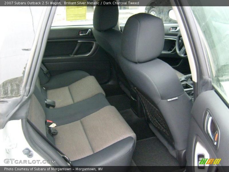Brilliant Silver Metallic / Dark Charcoal Tweed 2007 Subaru Outback 2.5i Wagon