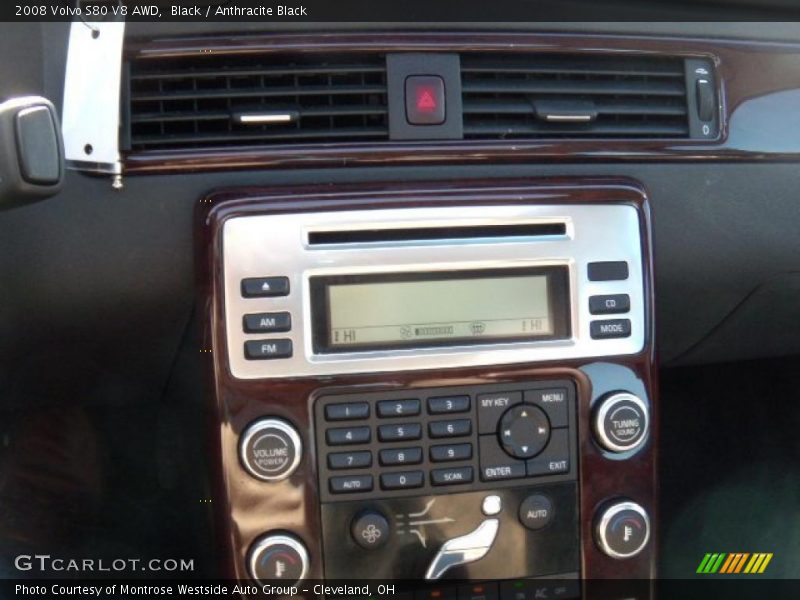 Black / Anthracite Black 2008 Volvo S80 V8 AWD