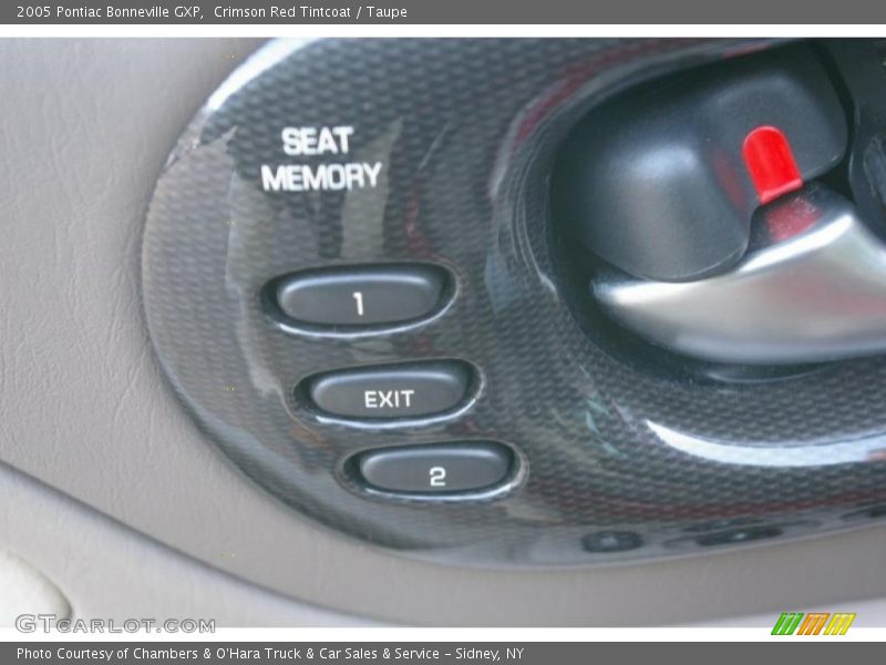 Crimson Red Tintcoat / Taupe 2005 Pontiac Bonneville GXP