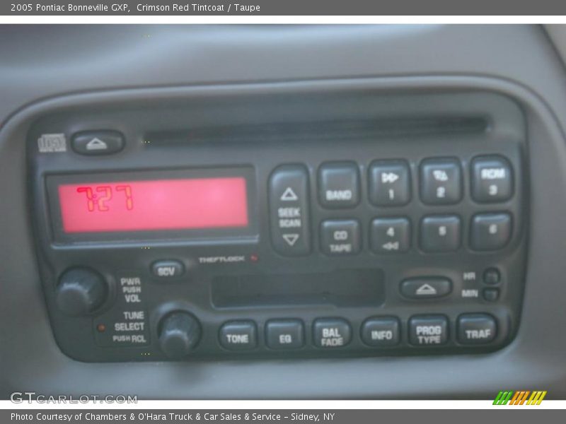 Crimson Red Tintcoat / Taupe 2005 Pontiac Bonneville GXP