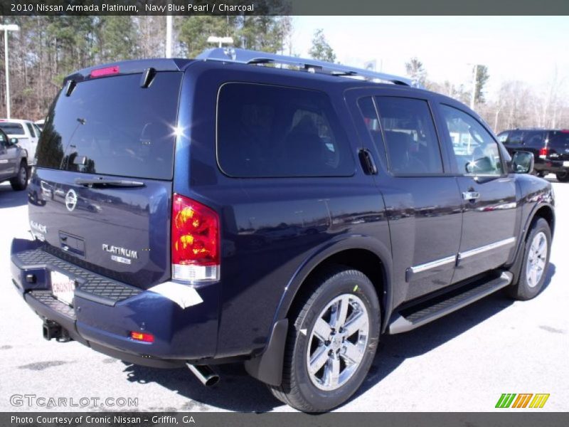 Navy Blue Pearl / Charcoal 2010 Nissan Armada Platinum