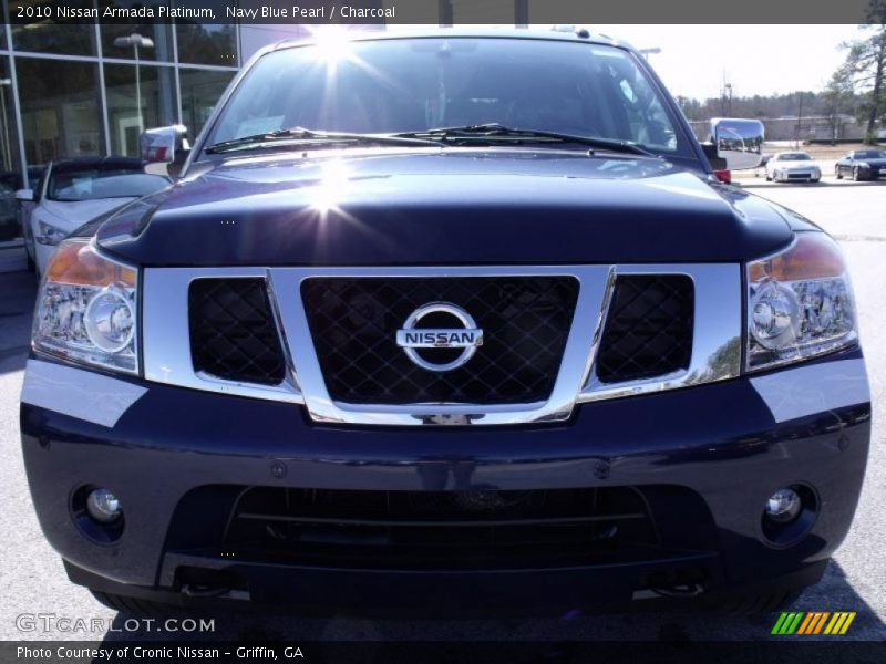 Navy Blue Pearl / Charcoal 2010 Nissan Armada Platinum