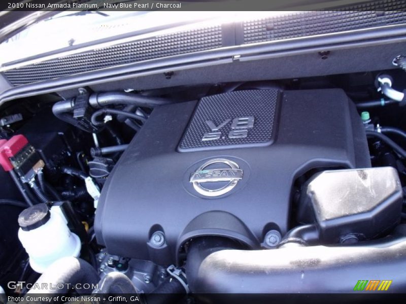 Navy Blue Pearl / Charcoal 2010 Nissan Armada Platinum