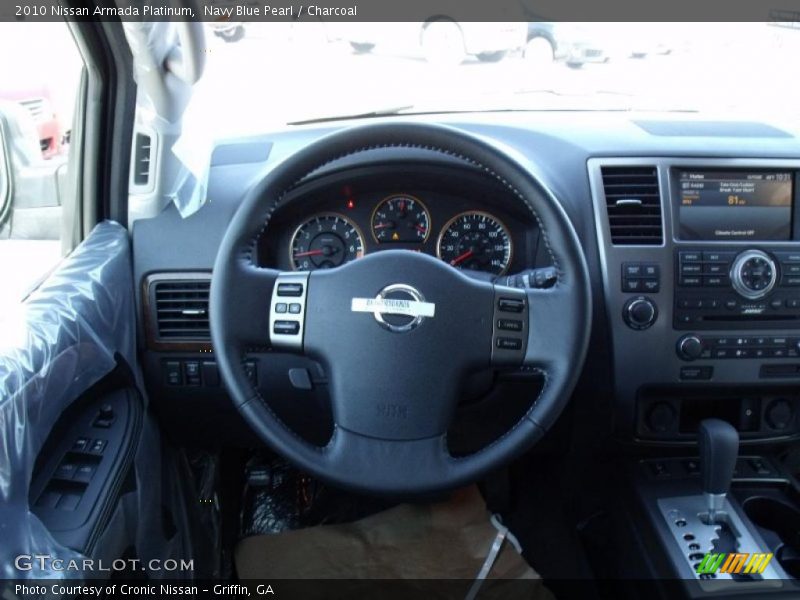Navy Blue Pearl / Charcoal 2010 Nissan Armada Platinum