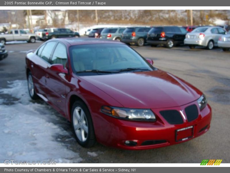 Crimson Red Tintcoat / Taupe 2005 Pontiac Bonneville GXP