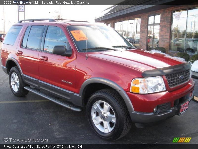 Toreador Red Metallic / Graphite 2002 Ford Explorer XLT