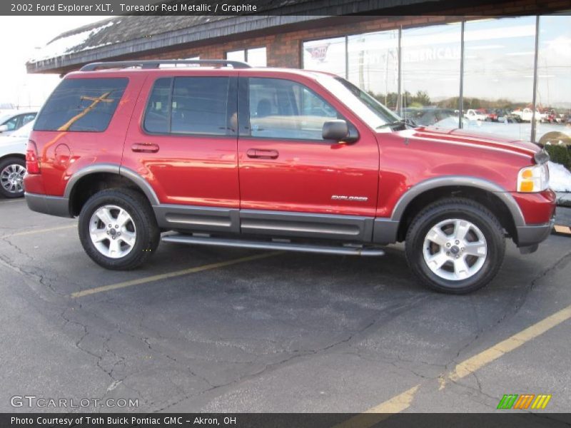 Toreador Red Metallic / Graphite 2002 Ford Explorer XLT