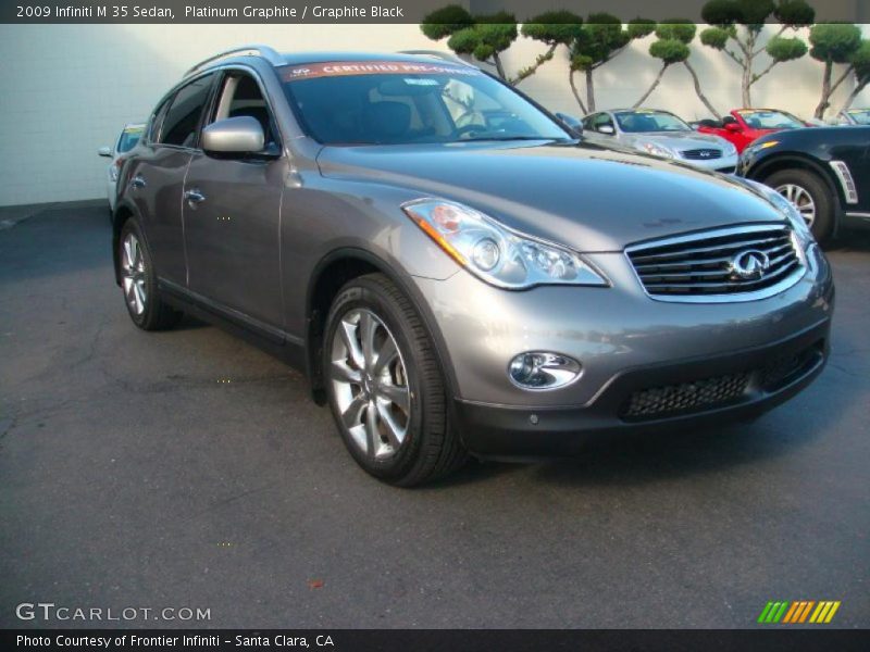 Platinum Graphite / Graphite Black 2009 Infiniti M 35 Sedan