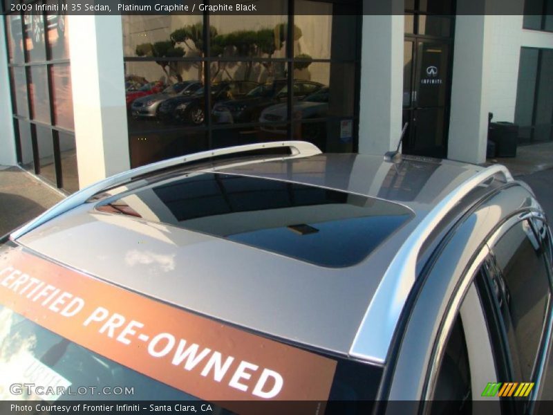 Platinum Graphite / Graphite Black 2009 Infiniti M 35 Sedan
