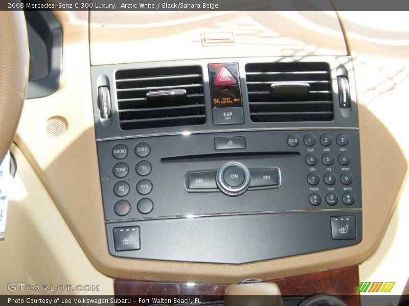 Arctic White / Black/Sahara Beige 2008 Mercedes-Benz C 300 Luxury
