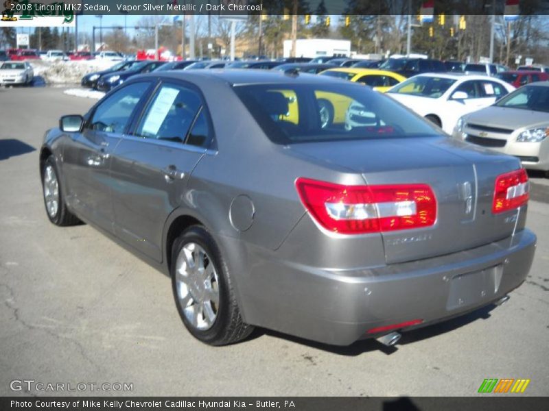 Vapor Silver Metallic / Dark Charcoal 2008 Lincoln MKZ Sedan