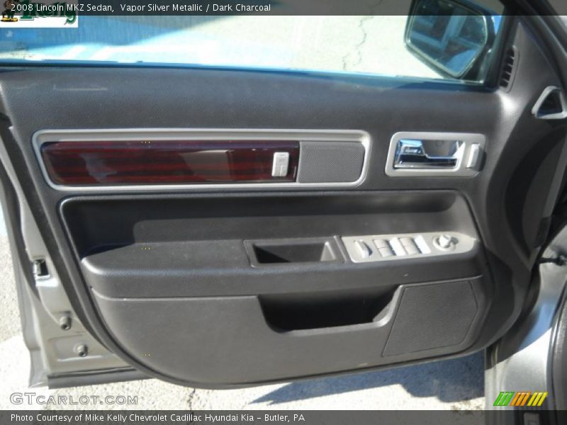 Vapor Silver Metallic / Dark Charcoal 2008 Lincoln MKZ Sedan