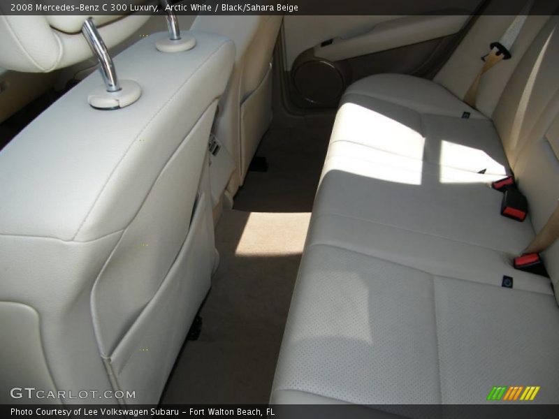 Arctic White / Black/Sahara Beige 2008 Mercedes-Benz C 300 Luxury