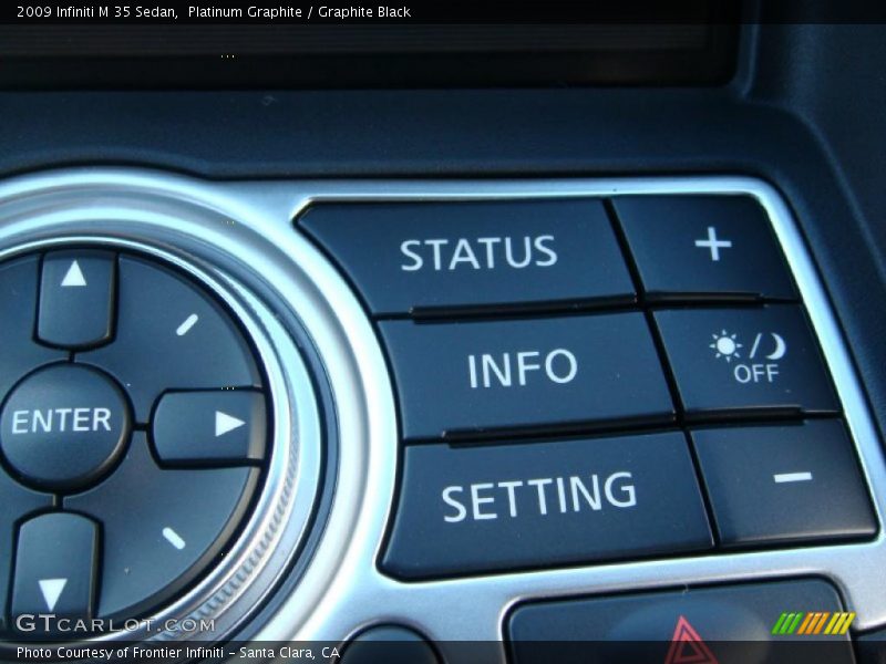 Platinum Graphite / Graphite Black 2009 Infiniti M 35 Sedan