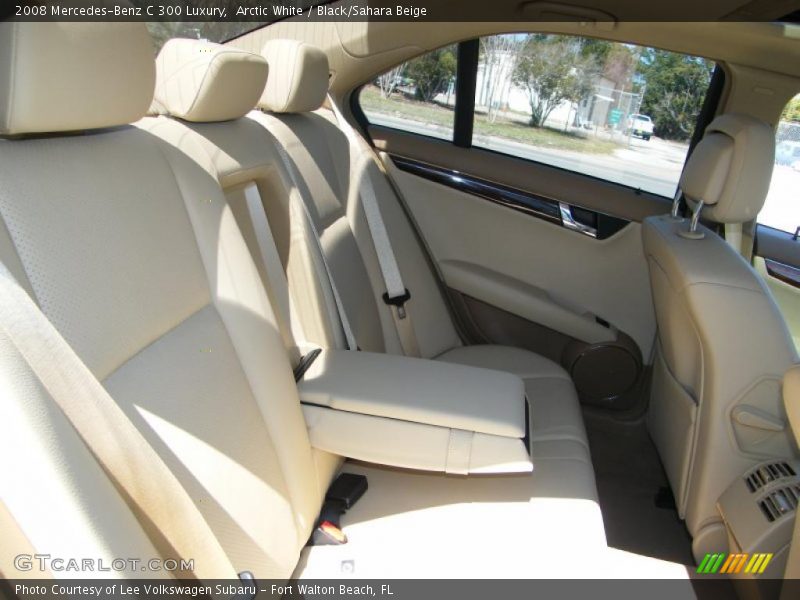 Arctic White / Black/Sahara Beige 2008 Mercedes-Benz C 300 Luxury
