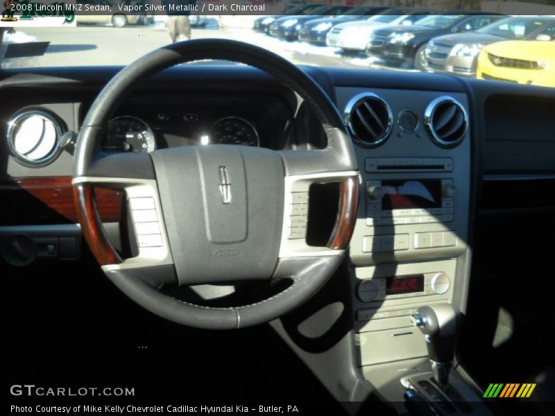 Vapor Silver Metallic / Dark Charcoal 2008 Lincoln MKZ Sedan