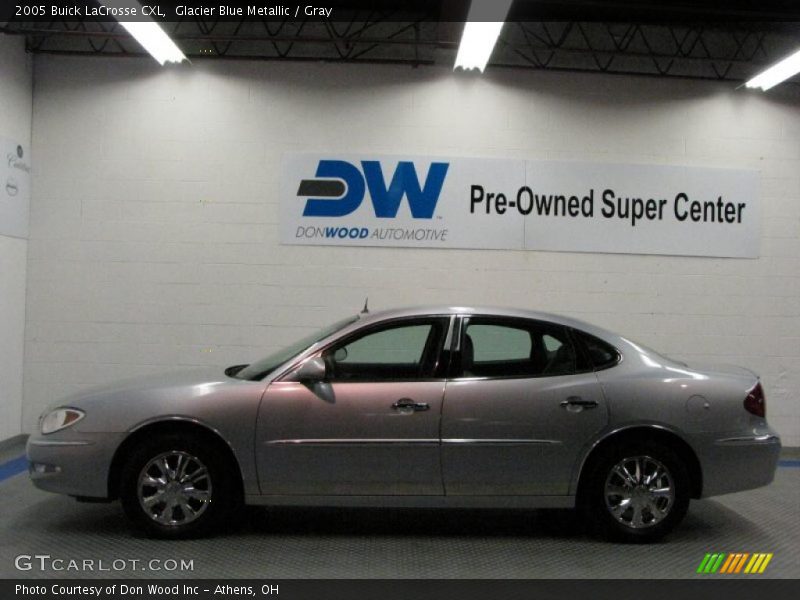 Glacier Blue Metallic / Gray 2005 Buick LaCrosse CXL