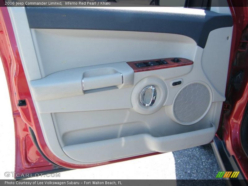 Inferno Red Pearl / Khaki 2006 Jeep Commander Limited