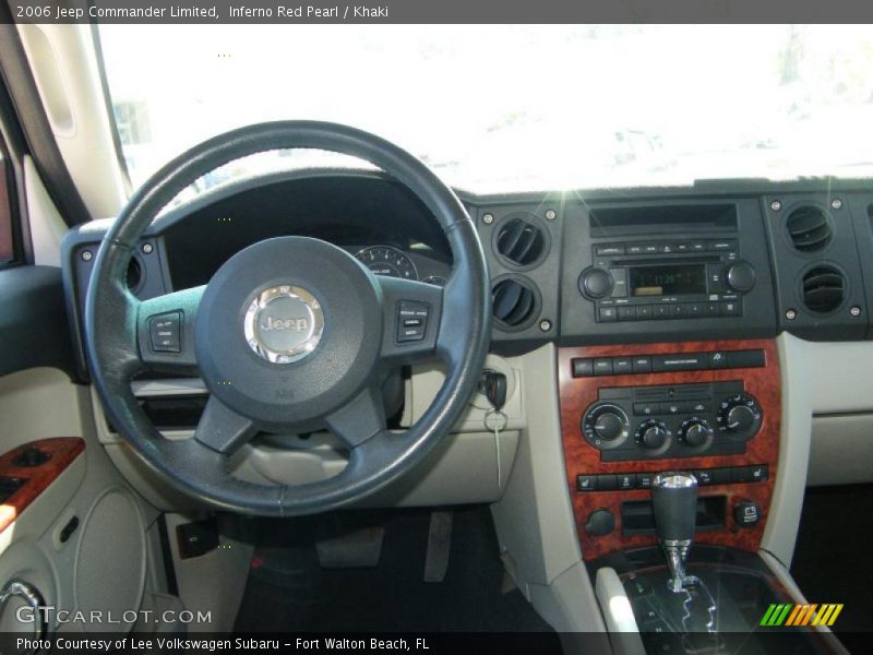 Inferno Red Pearl / Khaki 2006 Jeep Commander Limited