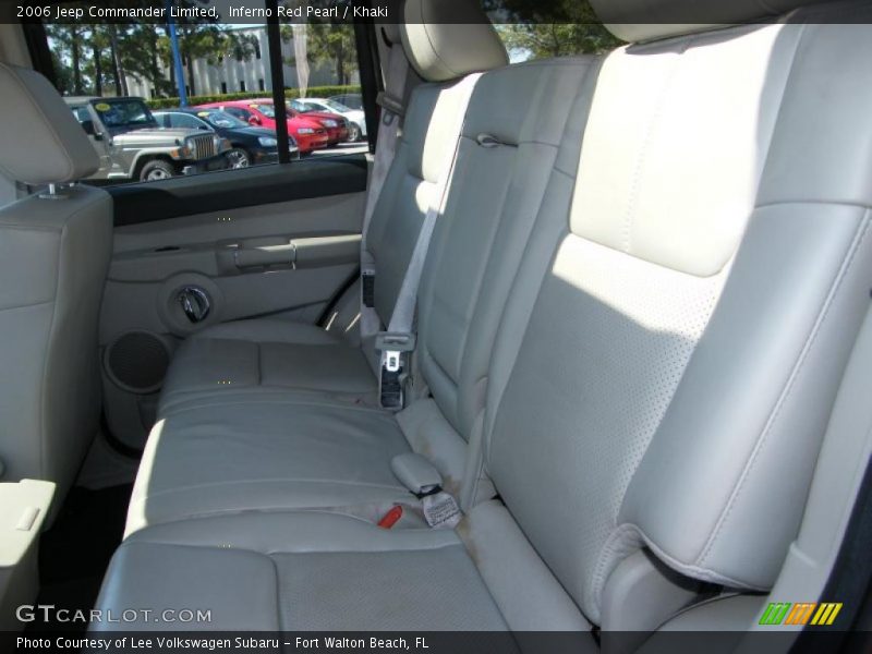 Inferno Red Pearl / Khaki 2006 Jeep Commander Limited
