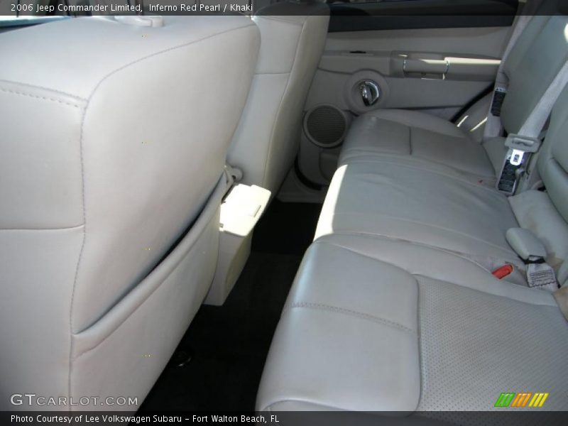 Inferno Red Pearl / Khaki 2006 Jeep Commander Limited