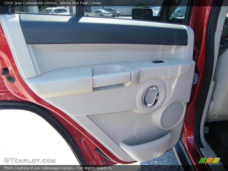 Inferno Red Pearl / Khaki 2006 Jeep Commander Limited