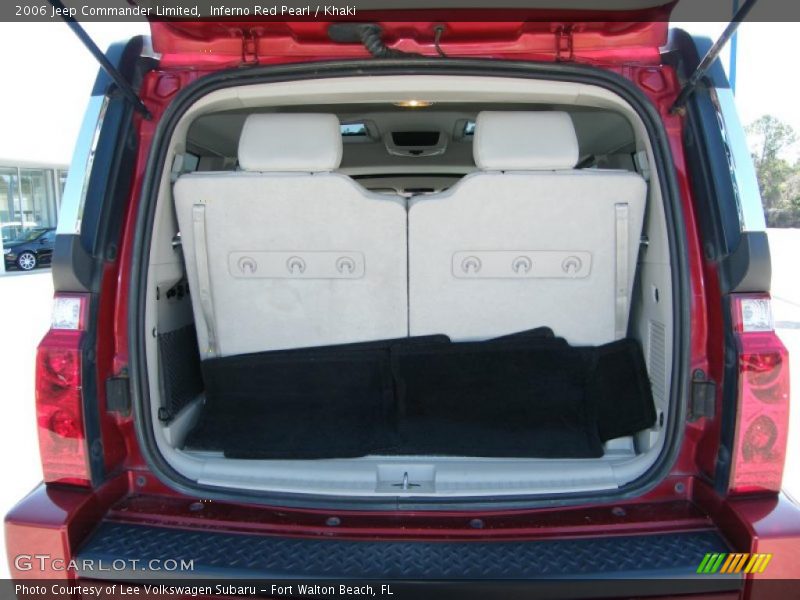 Inferno Red Pearl / Khaki 2006 Jeep Commander Limited