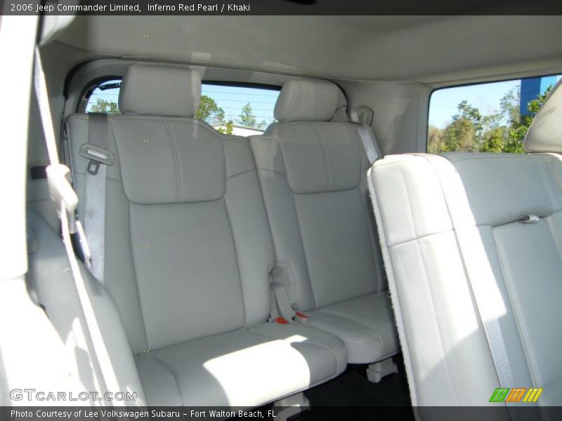 Inferno Red Pearl / Khaki 2006 Jeep Commander Limited
