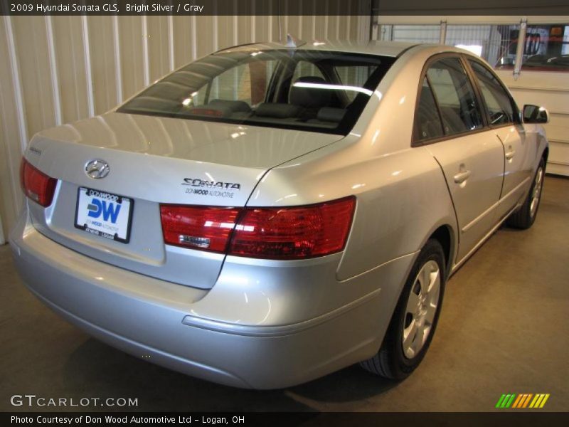 Bright Silver / Gray 2009 Hyundai Sonata GLS