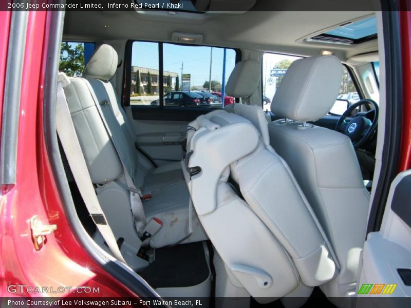 Inferno Red Pearl / Khaki 2006 Jeep Commander Limited