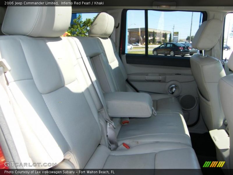 Inferno Red Pearl / Khaki 2006 Jeep Commander Limited